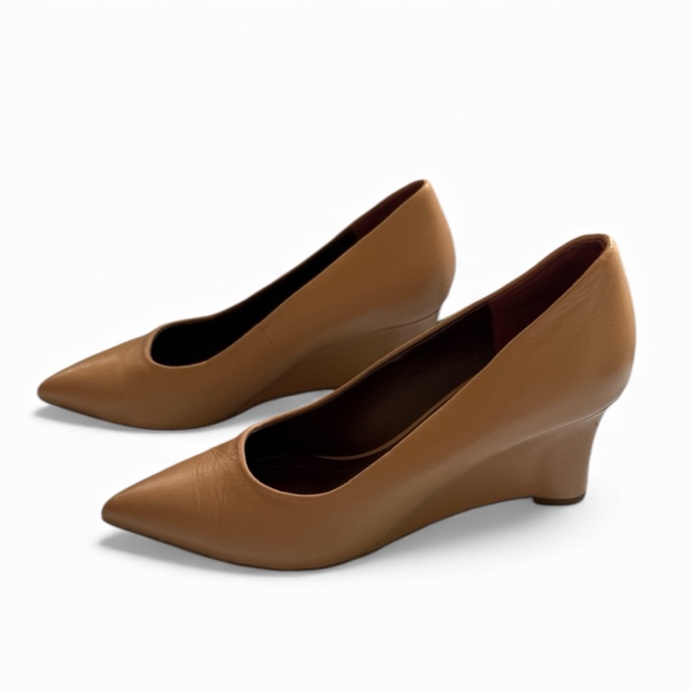 Franco Sarto Frankie Leather Wedge Pump